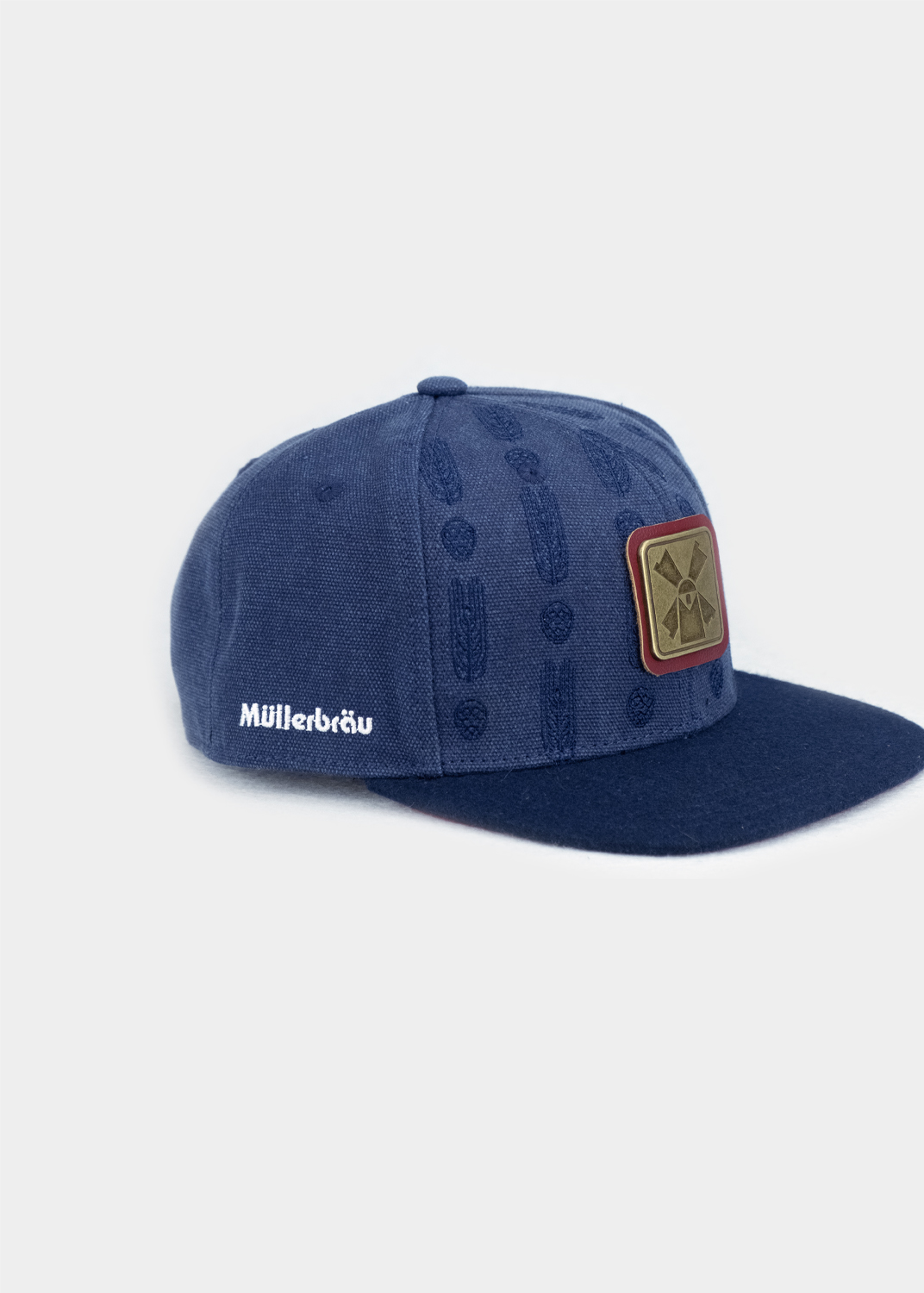 Bavarian Caps Cap Muller Brau dark blue Snapback